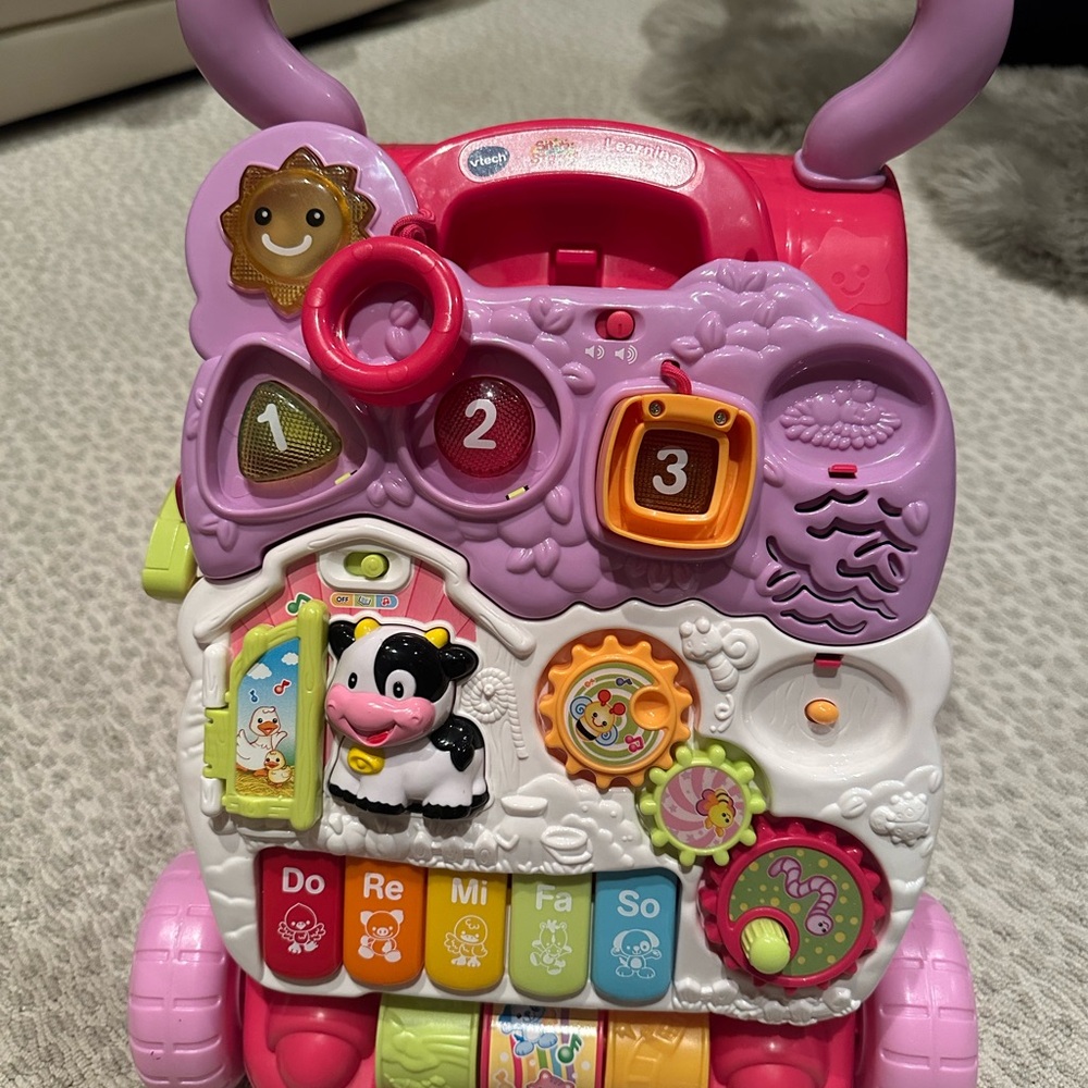 Pink and Purple Learning Walker